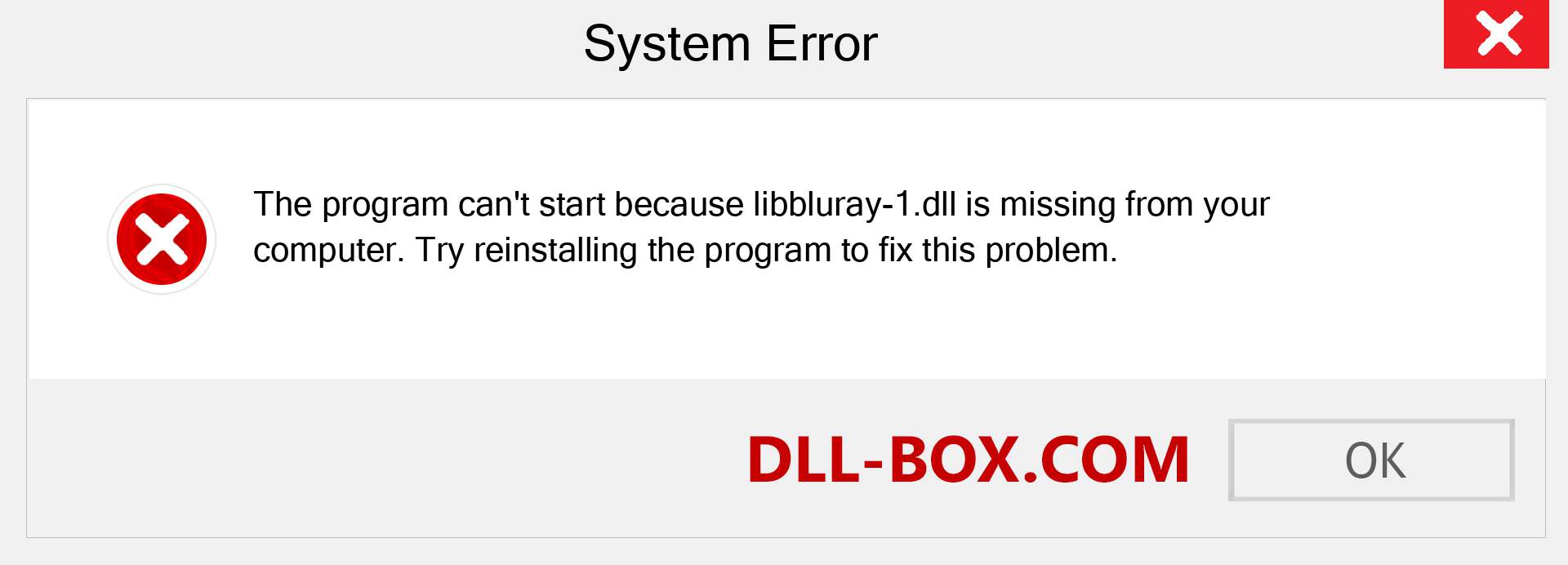  libbluray-1.dll file is missing?. Download for Windows 7, 8, 10 - Fix  libbluray-1 dll Missing Error on Windows, photos, images